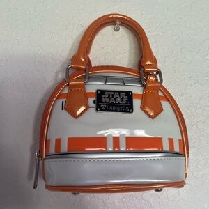 Loungefly Star Wars BB-8 Droid Vinyl Mini Purse crossbody